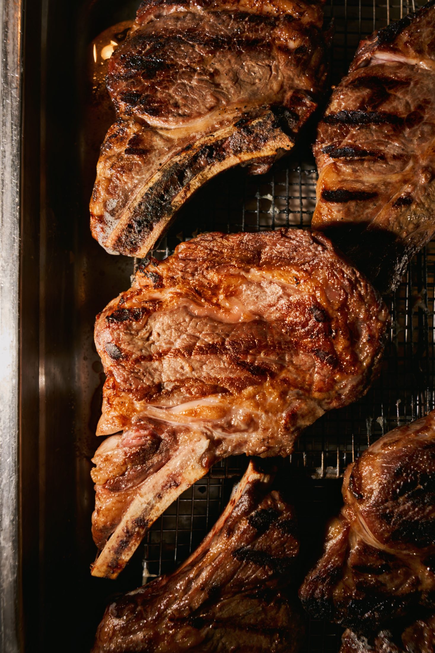 Dry-aged beef, ready for the fire