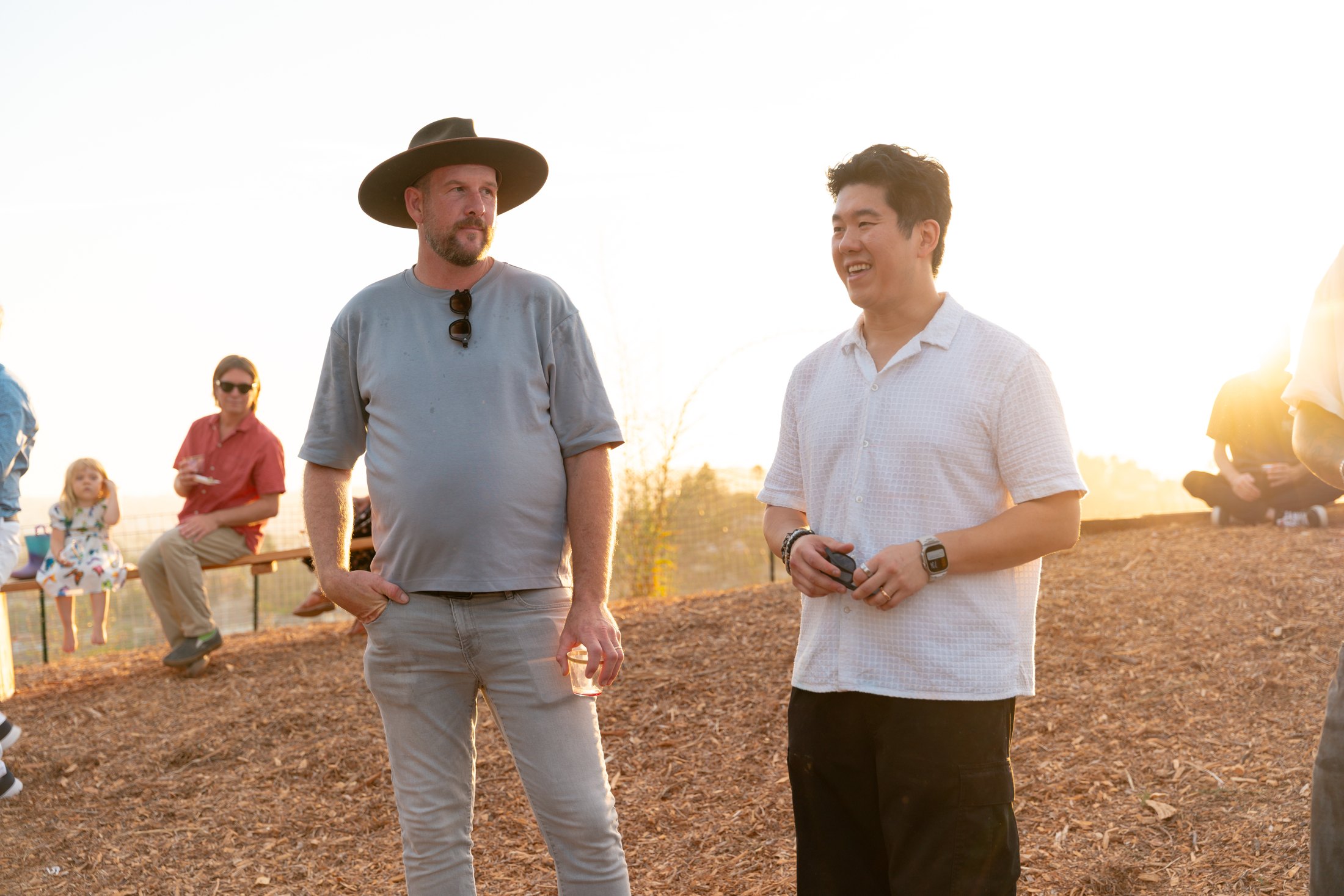 Rosalynn Summer Series farm dinner with guest chef Kiano Moju of Jikoni LA at Hidden Farm LA